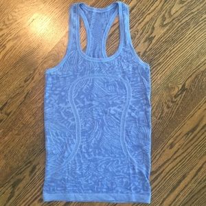 Blue Lulu tank top